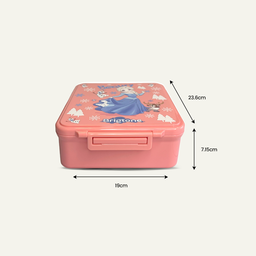 Frozen Magic Bento Lunchbox - Cotton Candy Pink - 4 Compartments