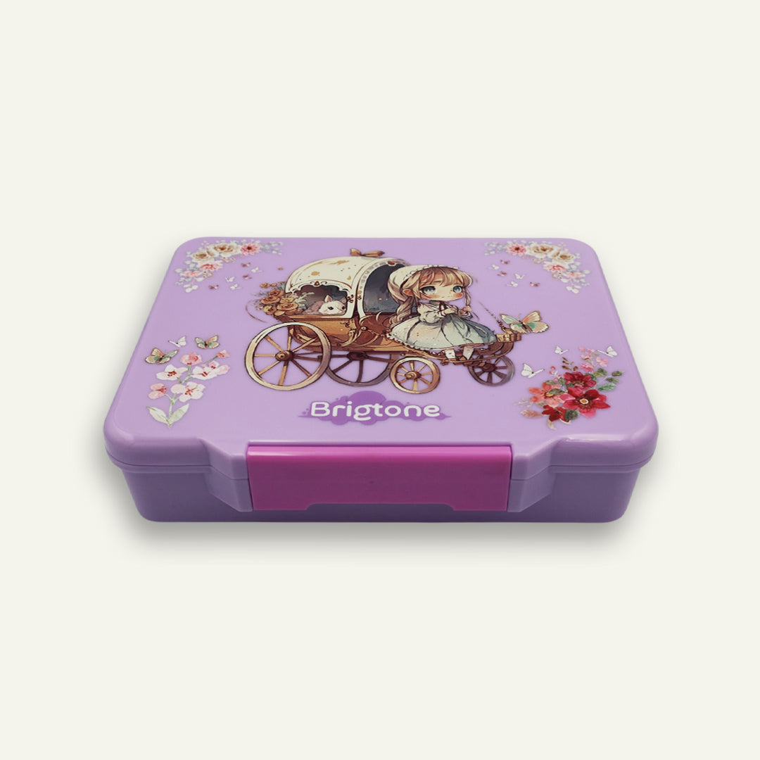 Frozen Magic Bento Lunchbox - Fairy Dust Purple - 4 Compartments