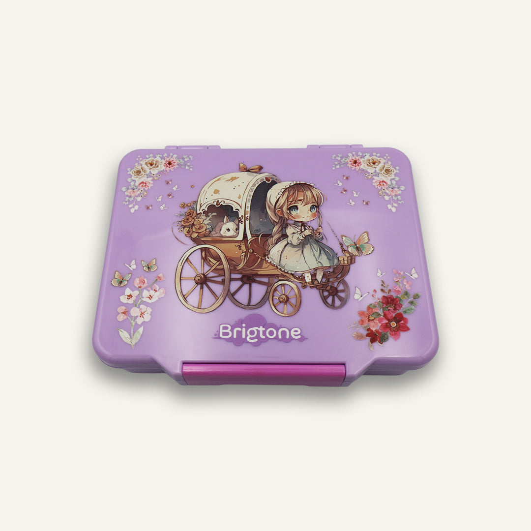 Frozen Magic Bento Lunchbox - Fairy Dust Purple - 4 Compartments
