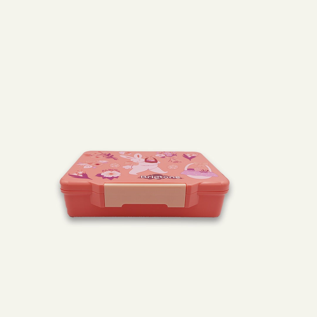 Bunny Bliss Bento Lunchbox – Cherry Bloom Pink– 6 Compartments