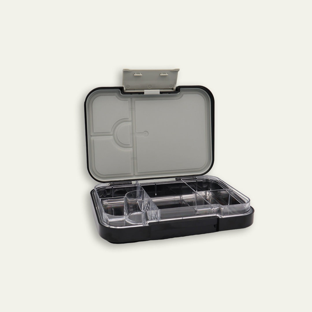 Alien Quest Bento Lunchbox – Extraterrestrial Black – 6 Compartments