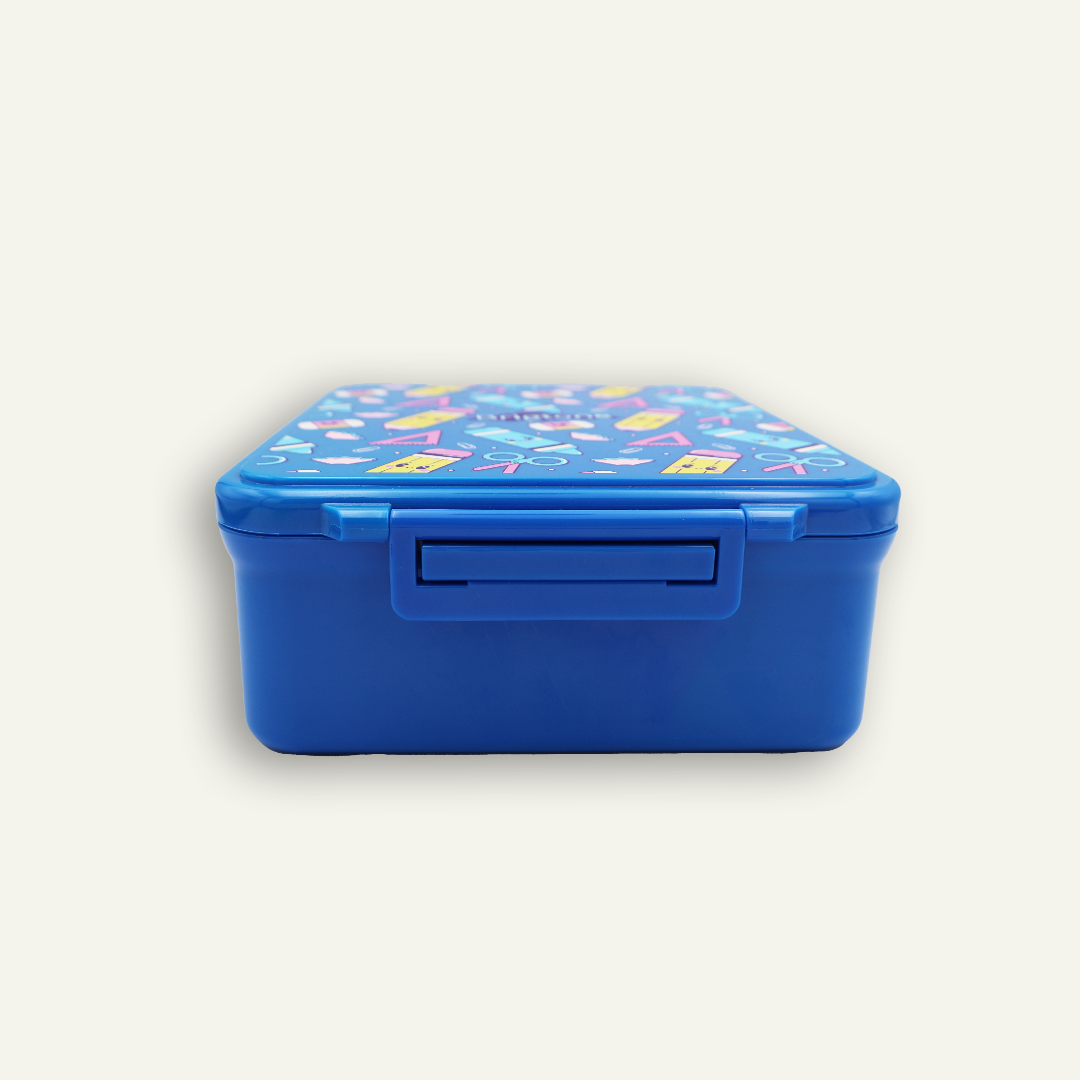 Study Buddy Bento Lunchbox – Pencil Case Blue - 4 Compartments