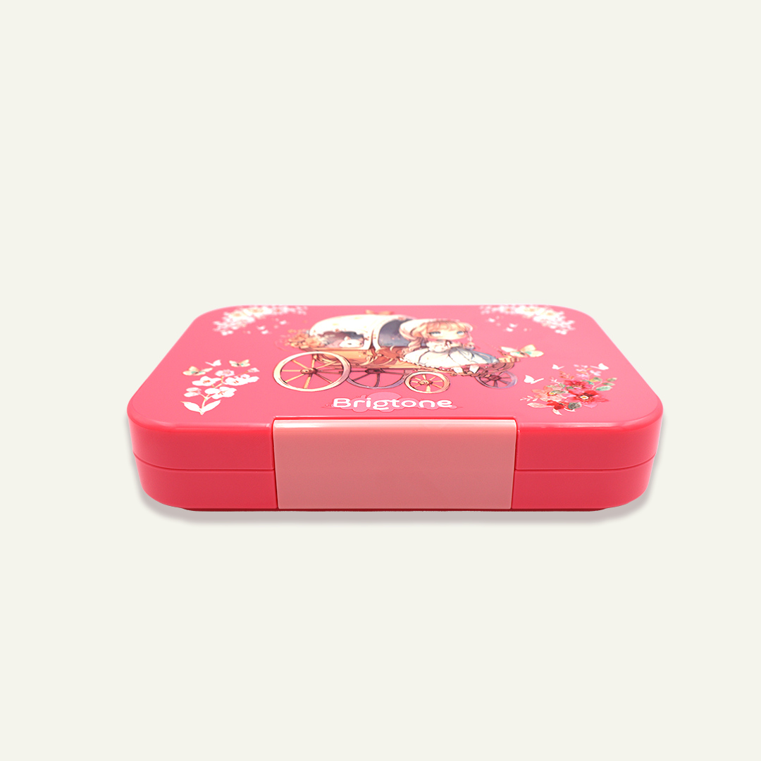 Magical Dreamer Bento Lunchbox – Little Girl Pink – 6 Compartments