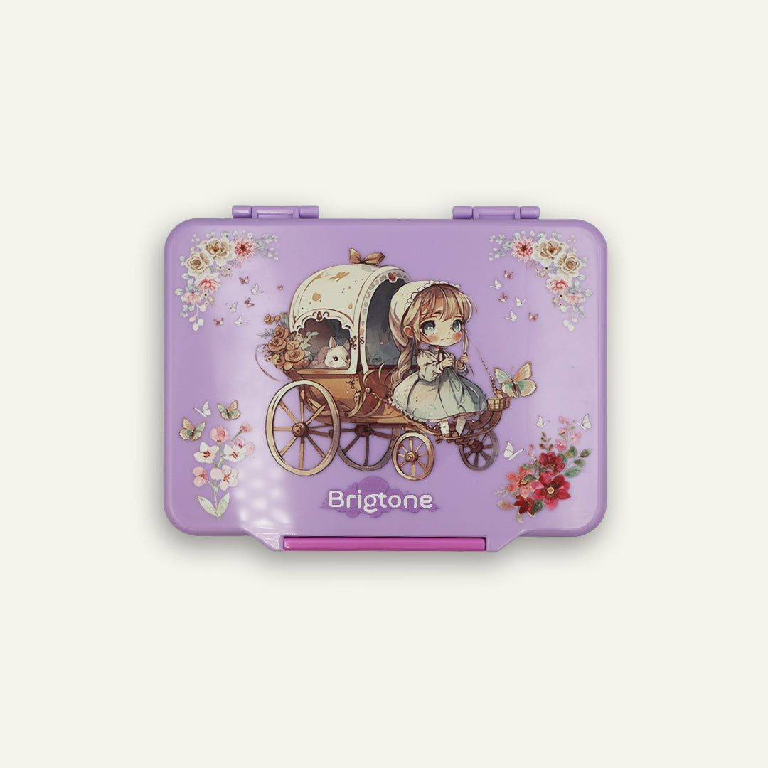 Frozen Magic Bento Lunchbox  - Fairy Dust Purple - 4 Compartments