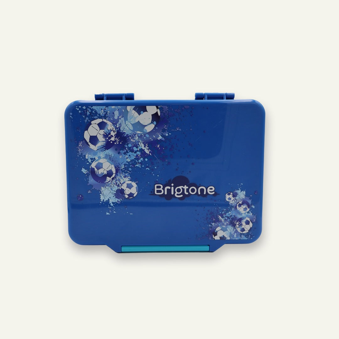 Soccer Sprint Bento Lunchbox  – Game Night Blue – 4 Compartments